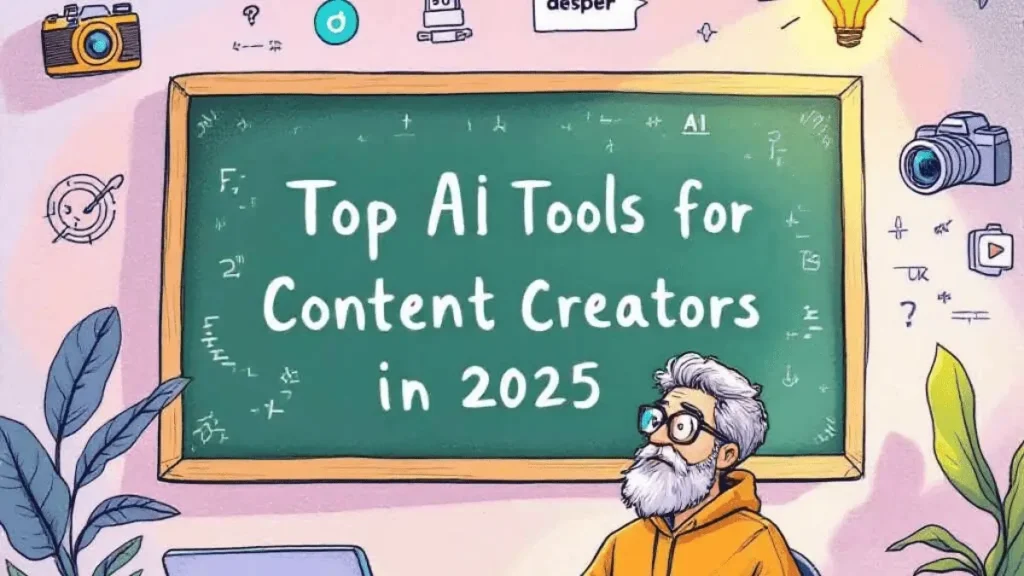 Top AI tools for content creators in 2025 for productivity and creativity